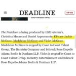 Violet McGraw Instagram – So excited to work with and executive produce with my sister @madeleinemcgraw and my @esxentertainment family!! I love everyone so much and am so excited for this journey.