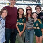 Violet McGraw Instagram - Thank you @lagalaxy for another super fun night!!! Can’t wait to do it again soon!! #soccer #lagalaxy