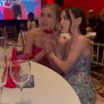 Violet McGraw Instagram - Experiencing this moment with @violetmcgraw is something I’ll forever cherish ❤️ Huge thank you to @hollywoodcreativealliance #AstraAwards for this incredible award. I love my @meetm3gan family so much!! Thank you @atomicmonster @blumhouse @universalpictures for believing in us and this film!! 🎀: @hairbybradleyleake ✨: @styledbylmc 👗: @lethanhhoa_official 👠: @betseyjohnson 👛: @jeffreylevinson 💍: @ettika @heymaeve