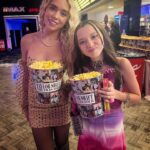 Violet McGraw Instagram – More from last night!! #tstheerastourfilm #taylorswift