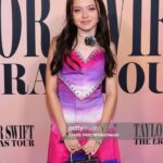 Violet McGraw Instagram – I am still in disbelief!! Grateful doesn’t seem like a big enough word. Thank you so much to everyone who made last night happen for me. It’s a “core memory” now for sure. #tstheerastourfilm @taylorswift  @taylornation 
#tstheerastour

Makeup: @robertti 
Hair: @_douglasjack 
Styling: @veronica.graye 

Jewels 
@betseyjohnson 
@coeur_de_lion_jewellery

Fit @area

Shoes @thursdayboots