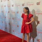 Violet McGraw Instagram - Loved getting to spend the evening with my good friends at @esxentertainment and watching their 10th movie for @netflix. I was lucky enough to be in two of them. #bennettswar and #ibeleiveinsanta #holidayinthevineyards is now streaming on @netflix Dress: @mamalumaofficial