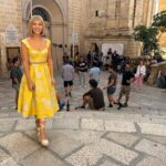 Violett Beane Instagram – From the whirlwind that was Malta for this weeks episode of @deathdetailshulu 💛 give it up for this yellow moment a la @mandiline