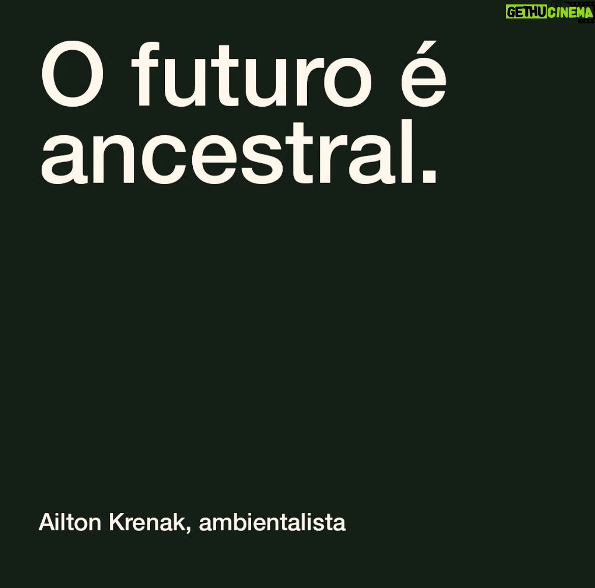 Virginia Cavendish Instagram - Bom semana. ✨🌷✨ @_ailtonkrenak @abletras_oficial Via (@bienalsaopaulo ) #pertencimento #direitos #povosoriginarios #cultura #brasil #virginiacavendish #ailtonkrenak #meioambiente #natureza #maeterra