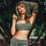 Virginia Da Cunha Instagram - WOMAN Don’t be afraid to dive into your darkness The inner space of life is in your womb Woman.. embrace the moon that guide you to your powers The earth of human kind is in your blood Woman you are Divine #woman #newtrack #comingsoon @mariano_repetto Ph @jonymachuca @jmestudio Outfit @faterierrata