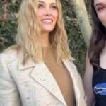 Virginia Gardner Instagram - Amazing press day for ‘Fall’ in theaters now! Go see it!! Obsessed with this outfit by @toryburch Styling : @zadrianandsarah Hair : @josephmhair Makeup : @jennanicoleofficial Shoes @larroude