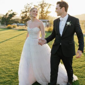 Virginia Gardner Instagram - One year ago today. So grateful for everyone who made our wedding so special and for the greatest husband.