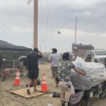 Virginia Gardner Instagram - Todays the day! Fall is officially in theaters and here is some BTS to celebrate. This was the craziest project any of us have ever been apart of. We were hit with crazy storms in the desert, bug infestations, giant snakes… you name it. We put everything we had and then some into this project and have a great film to show for it. Go see this movie on the biggest screen possible. 💀☠️