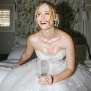 Virginia Gardner Instagram - The most magical wedding day ❤️ love you forever Jed.  Thank you to everyone who came and shared in our perfect wedding day.  Huge thank you to Jason Wu for creating two stunning custom gowns. #jasonwucollection