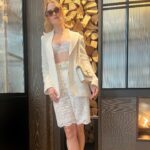 Virginia Gardner Instagram - One new piercing and five countries later we’ve wrapped the beautiful disaster press tour! SO much fun meeting so many of you and so excited for you all to see the film. Special thank you to my stylist @zadriansmith for helping me look so much cooler than I am 😎