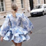 Virginie Conte Instagram - Spring with @yvonthelabel #spring #outfit #parisienne #parisianchic #flowerdress