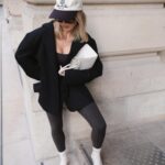 Virginie Conte Instagram - Elevating my Pilates game in the ultimate combo: @adanola romper for flexibility and comfort, topped off with the effortlessly cool @sportyandrich cap. Ready to sweat stylishly! And a final touch with my toast liptint @rhode #pilatesessentials #sportyandrich #adanola #pilatesoutfit #streetstyle #parisianchic