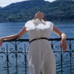 Virginie Conte Instagram - 🌊 Let’s travel the world and make memories on different hotel balconies @ghtlakecomo Zebra skirt @misenscene.world Publicité