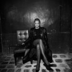 Virginie Efira Instagram - @anthonyvaccarello 🖤 @ysl 📸 @rudymarmet