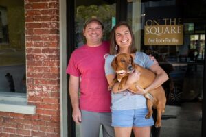 Vivian Howard Instagram - My good friends Inez and Stephen Ribustello, owners of On the Square in Tarboro, recently announced their new book “On the Square: A Community That Made A Restaurant” celebrating the restaurant's 21st anniversary. 

Written in memoir-style, Inez recounts her and Stephen’s journey as restaurateurs and the profound impact hospitality has had on their community. Each chapter is followed by Stephen’s tried-and-true recipes spotlighting On the Square crowd-pleasers and favorites from their home kitchen. 

Pre-order your copy at link in bio.