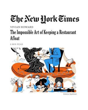 Vivian Howard Instagram - Trying to think of a caption that would encourage you to read my thoughts on the state and future of restaurants like mine, but I’m all out of words. Thanks to Anna Marks @nytopinion for shepherding me through this dream come true. It’ll be in print on Sunday @nytimes — let’s see if I can find a copy in Deep Run. Link in bio to read. @chefandthefarmer @vivs_fridge