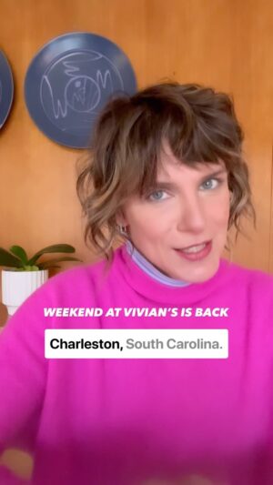 Vivian Howard Instagram - Weekend at Vivian’s is back for spring 2024 and we’re headed to Charleston. This time, we’re doing a lot less cooking and a lot more eating, drinking, shopping, crabbing and touring. It’s gonna be a blast. Hop over to that link in my profile and get all the details.
