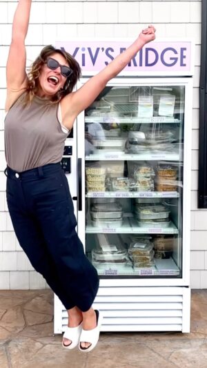 Vivian Howard Instagram - We had a few technical difficulties with our Emerald Isle machine yesterday, so we called in our chief engineer @chefandthef to get her up n running today. Celebratory dance necessary.