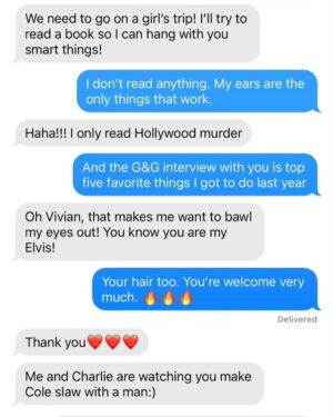Vivian Howard Instagram - Sometimes you make a friend in the strangest of places and then they hit the big time. So happy and proud to know and laugh with you, @leannemorgancomedy. I hope you can take to the bed today! If that’s ever a good thing. 

Linking our @gardenandgun interview at the link in my profile for all the laughs you’ll need today.