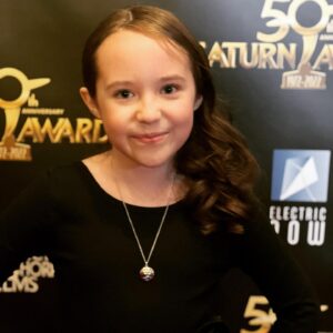 Vivien Lyra Blair Instagram - I am so grateful for tonight. Thank you to everyone that made it possible. I had a lot of fun. Thank you @saturnawards for having me.