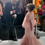 Vivien Lyra Blair Instagram – I had so much fun last night at #theemmys seeing old friends and meeting new ones. 👀

I’m so grateful to have been invited. 

I have a million “thanks you”s for everyone that made it possible. 

The amazing dress 💃 was a custom piece from @veronica.graye and I ❤️ her for it!

@meghan.pins did my hair and makeup and is loved by my whole family including the cats. 🐈 

But none of it would have been possible without @jenjen2010 @linds_hatch and @sheridanmarch from @paradigmtalentagency and @alliemdouglas from @imprintpr 💪
Who make me feel like I belong in that room. Thank you.