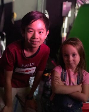 Vivien Lyra Blair Instagram - A throwback drop of random photos from Austin on the set of #wcbh 😻

I met so many friends that summer I could never tag everyone but I tried 👀

#wecanbeheroes #robertrodriguez #netflix #guppy #austin