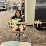 Vivien Lyra Blair Instagram – Should I learn bass along with my ukulele? 👀.