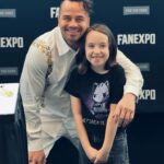 Vivien Lyra Blair Instagram – So… this happened… (😳 Mar🐪) 

The force was strong this weekend at @fanexposf and I had so much fun. Thank you for having me. 

And thank you @starwars fans for including me in this amazing galaxy. 

#vivienlyrablair #markhamill #ewanmcgregor #yoda #daniellogan #starwars #youngleia #sanfrancisco