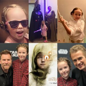 Vivien Lyra Blair Instagram - Upper pics: How it started
Lower pics: How it’s going

#vivienlyrablair #littleleia #princessleia #leiaorgana 
#fanfirst #starwars #obiwankenobi