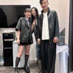 Waa Wei Instagram - 今天和哈林哥 @harlemyu_1986 、翔哥 @luantan_ascent 和成績好 @howe_howe_howe 一起出席了「一起聽團吧！」的記者會，很期待可以聽到有趣的音樂，另類的、爵士的、復古的、放克的、可愛的、三八的⋯ 都來報名好嗎？ 附錄：狗狗也愛A5AA - Makeup: @houyiju0208 Hair: @nelsonkuo_zoom @zoomhairstyling Styling: @charliebubblecat Jacket: @allsaintstaiwan Shirt: @sacaiofficial by @tuantuan_official