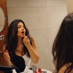 Wafa Khadeeja Rahman Instagram - Getting ready the only way I know how 🙈 #grwm #getreadywithme #makeup #dancing #fashion #styling #ootd #outfitoftheday