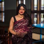 Wafa Khadeeja Rahman Instagram - Motherhood of the travelling saree! ❤️ Thanks for this beauty, Mummy! @waheedamb #saree #drape #drapetheraphy #indiansarees #fashion #styling #ootd #outfitoftheday [ Fashion, styling, saree, ootd, outfit of the day ]