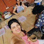 Wafa Khadeeja Rahman Instagram – I have a very silly focus face 🤣 Thanks @terracraftskochi and @withjoy_jemy for a great class! 

#potteryworkshop #pottery #cottagecore #oord #fashion #styling #art