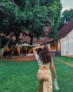 Wafa Khadeeja Rahman Instagram - I serve the looks, @pandhalcafeanddeli serves the meals 😋 #fitcheck #ootd #fashion #styling #outfitoftheday #fit #cafe ( outfit of the day, fit check, styling, fashion, ootd )