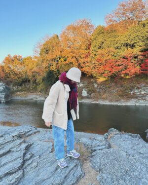 Wakana Aoi Instagram - 🍁🍁🍁
素敵な季節だ〜
どこも色づいてる。
寒いけど満足でした☺️

#秋