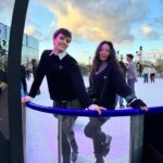 Wallis Day Instagram – this the season… w/ @jomalonelondon ⛸️🎄 #JoMaloneLondonXGlide