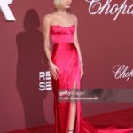 Wallis Day Instagram - @amfar ❤️ better late than never 🫠 Photography: @frederic.monceau Styling: @madeleinebowdenstyle Hair & Make up: @joepickeringtaylor Extensions: @alishadobson Dress: @inesdisanto Jewellery: @damianiofficial Shoes: @giuseppezanotti