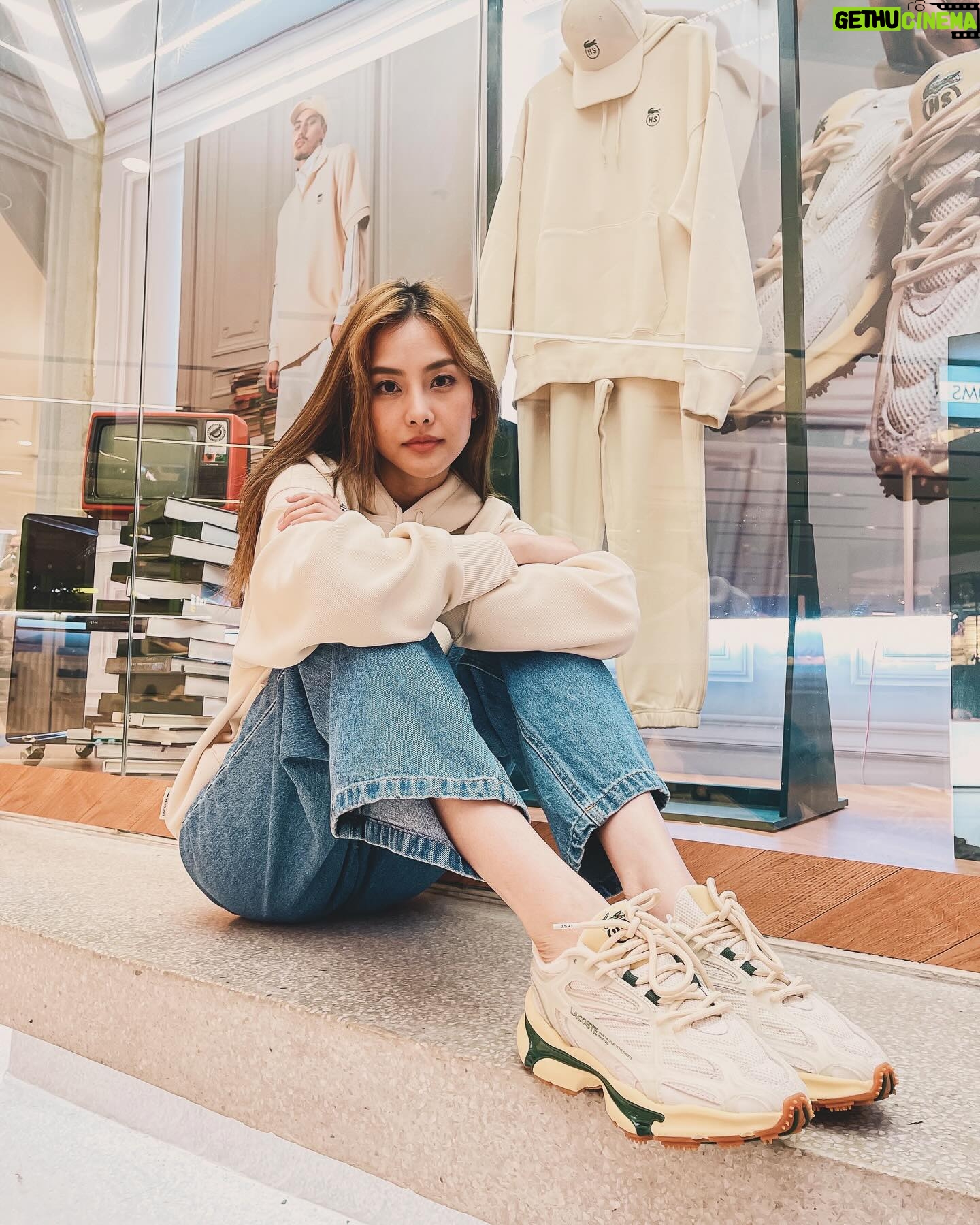 Waratthaya Wongchayaporn Instagram - Mind‘s Favorite pieces @lacoste x @highsnobiety Find out more @carnivalbkk #LacosteTH