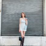 Waratthaya Wongchayaporn Instagram - มาดูแลผิวแบบใดให้ได้รูป 😂 @livityclinic 👗 @arzsic 👢 @kennethcoleth 📷 @winnieziser