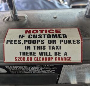 Wendi McLendon-Covey Instagram - Seems reasonable. And yet I can't help but notice that there's at least 6 months worth of Doritos debris and part of an acrylic fingernail on the floor of this cab.