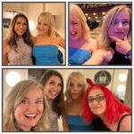 Wendi McLendon-Covey Instagram - Had a smashing time presenting at the Annie Awards on Saturday night! Thank you to my hot date @irwin8729 for being delightful and for taking such fabulous pics! And I got to meet @shilaommi, the beautiful goddess who voiced the role of "Cinder" in @pixarelemental. Anyway, it was fun to get dressed up and go out. Wardrobe styling: me Hair: @andrewzepeda Makeup: @mariedelprete Red carpet photo credit: @paul_archuleta #asifa #annieawards #voiceactor #animation #redcarpetfashion @chprteam