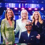 Wendi McLendon-Covey Instagram - I had the pleasure of going to IRELAND to play @namethattunefox right before Christmas, and it aired last week! Such an honor to meet the fabulous @vanessawilliamsofficial , #janekrakowski and @randyjackson!