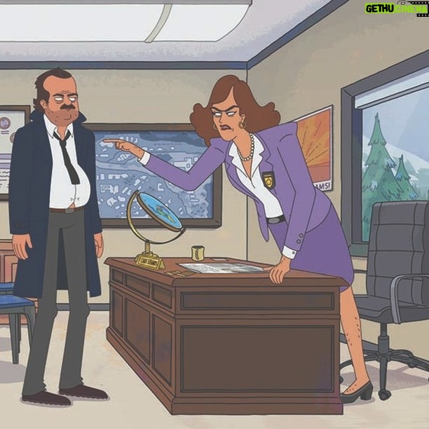 Wendi McLendon-Covey Instagram - Im thrilled to let you know that Im voicing the character of Chief Patsy Stamos (she's half Sasquatch and loves conspiracy theories - TYPECASTING ALERT! ) on a new animated series called GRIMSBURG on FOX! Starring John Hamm, Erin Hayes, Christina Hendricks, Rachel Dratch, etc. They aired a preview episode on January 7 and the rest of the series will start airing on February 18! @grimsburgfox