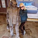 Wendi McLendon-Covey Instagram - Me and my boyfriend Ignatious Reilly! #nola #confederacyofdunces #canalstreet #antihero