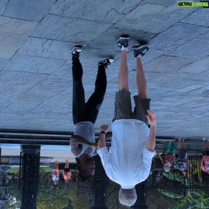 Wendi McLendon-Covey Instagram - Greg got pulled into a performance in Jackson Square yesterday. Swipe left to watch the fabulousness! 👍