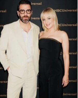 Wendi McLendon-Covey Instagram - Spent The last four days in NYC for the NBC Universal upfronts (where advertisers see what the networks are rolling out for the '24-'25 season).

1. The promo pic of St. DENIS Denis Medical, airing on Tuesday nights at 8 pm starting in the fall (date TBD)
2. Me and Zachary Quinto behind the scenes at Radio City!
3. Lounging in the corner of the People Magazine/NBC soiree
4. Three Long Beach legends
5. With goddess deluxe @mrmayo from Chicago Fire
6. With my partner in crime Gladys rehearsing what our magazine cover will look like once we sell our shows
7. Butters checking out some of our roses.... I know that's why you came here to begin with.

Hair: @marcosantinihair
Makeup: @rebeccarestrepo
Wardrobe: Butters Mclendon-Covey