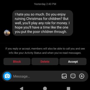 Wendi McLendon-Covey Instagram - I woke up to this sweet message this morning! Noel! 🤣