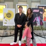 Weronika Rosati Instagram - A wonderful evening at @foxstudiolot supporting new talented filmmakers @mattbalcerek and the screening of his short film " sunflowers" 🙌🏼 Surrounded by frieeeeends @annalodej @annarozalska_ms @nikodamn @izabellamiko and many others🫶🏼