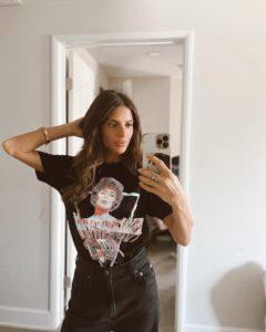 Weronika Rosati Instagram - In honor of @elizabethtaylor legacy and on the day of her passing away in 2011 I would like to share amazing new merch by House of Taylor - Every Purchase Of Apparel Supports The Elizabeth Taylor AIDS Foundation 💜 #elizabethtaylor #elizabethtayloraidsfoundation @elizabethtayloraidsfoundation #ad