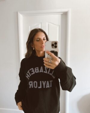 Weronika Rosati Instagram - In honor of @elizabethtaylor legacy and on the day of her passing away in 2011  I would like to share amazing new merch by House of Taylor - Every Purchase Of Apparel Supports The Elizabeth Taylor AIDS Foundation 💜 #elizabethtaylor #elizabethtayloraidsfoundation @elizabethtayloraidsfoundation #ad